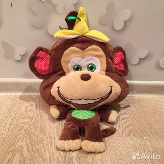 Сумка-обезьянка, мышка-антистресс мягкие игрушки