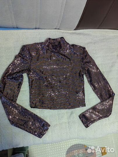 Топ с пайетками 42-44