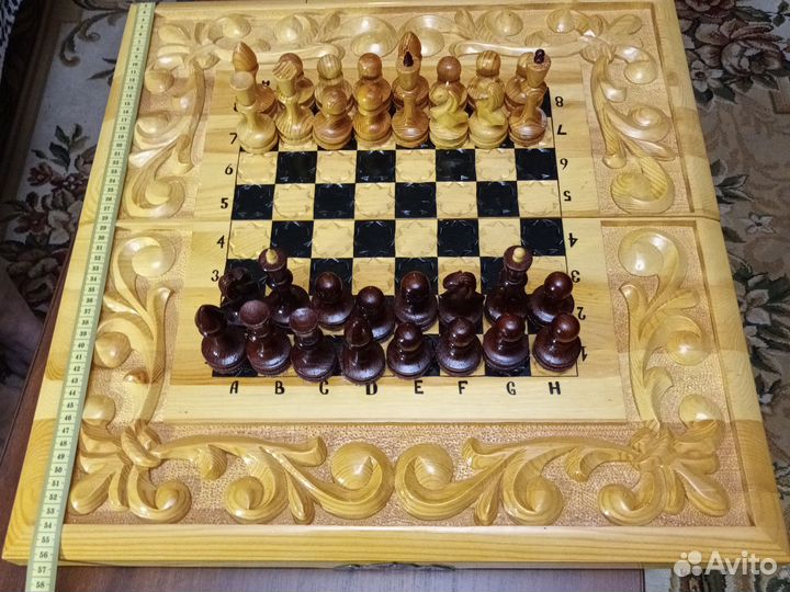 Нарды шахматы ручной работы