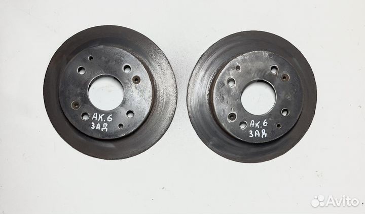 Диск тормозной задний Honda Accord 6