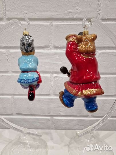 Ёлочные игрушки стекло