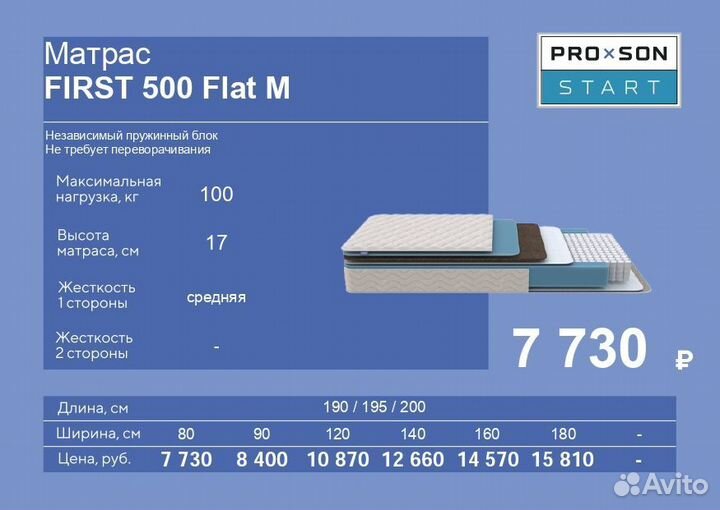 Матрас новый 140 на 200