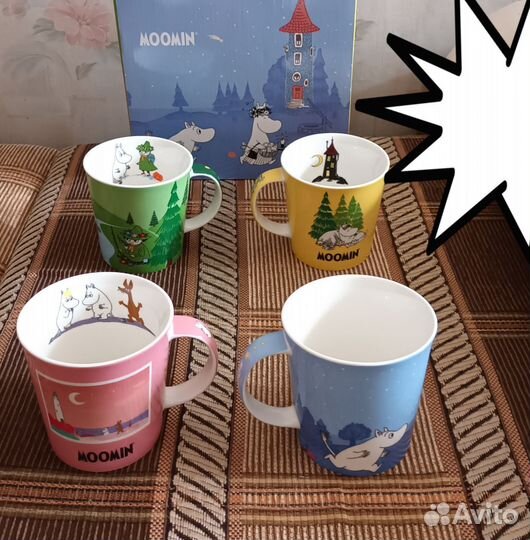 Кружки муми-тролли,moomin