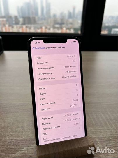 iPhone Xs Max, 256 ГБ
