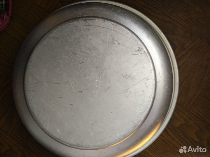 Таз алюминиевый и ведро эмалированное. СССР