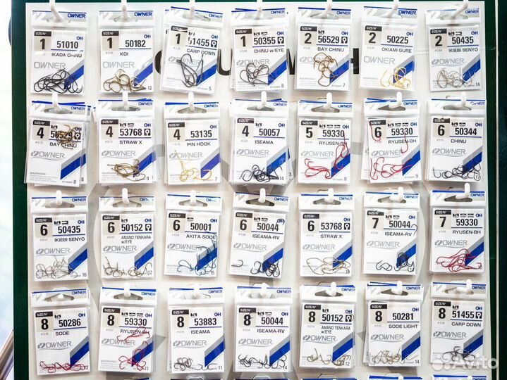 Японские крючки Owner. Оригиналы