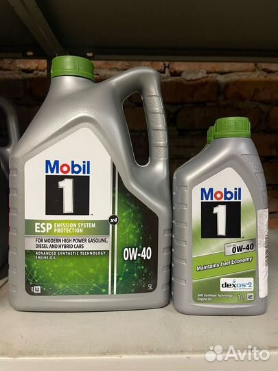 Масло моторное mobil 0W40 5L