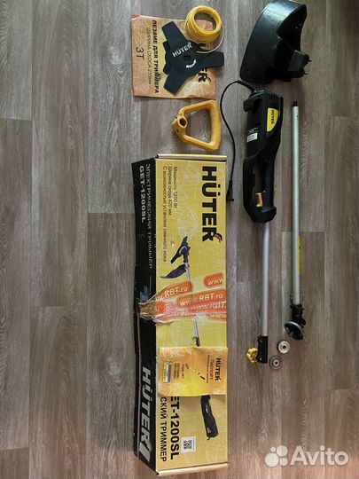 Триммер электрический huter 1200 sl