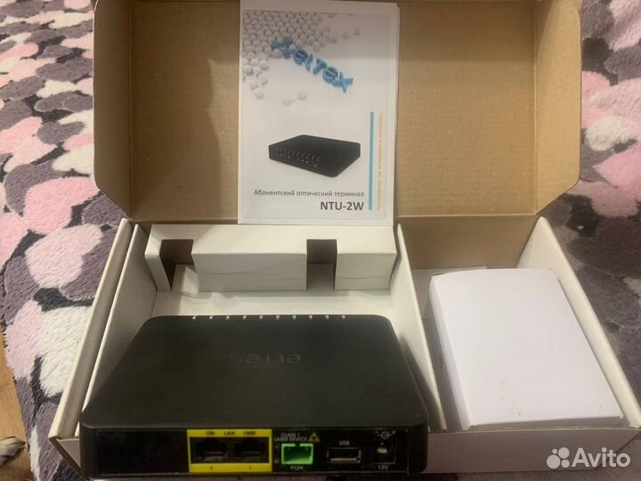 Оптический роутер eltex NTU-2W gpon