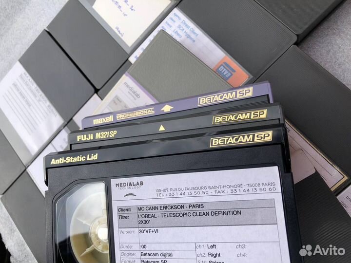 Кассеты betacam SP