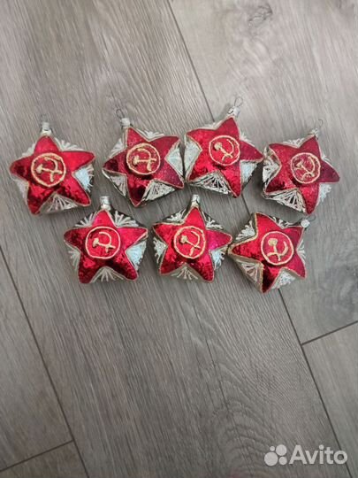 Елочные игрушки стекло