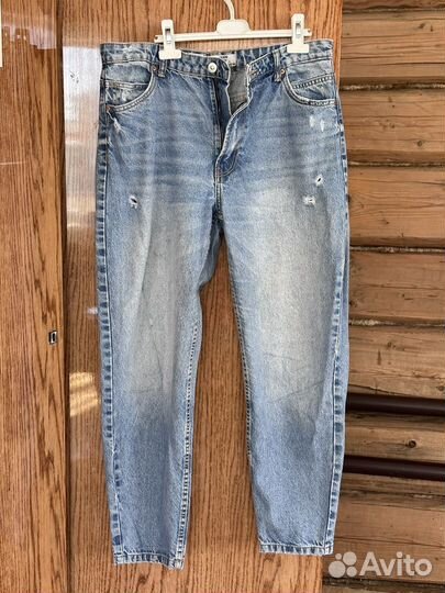 Джинсы мом Bershka 50р-р