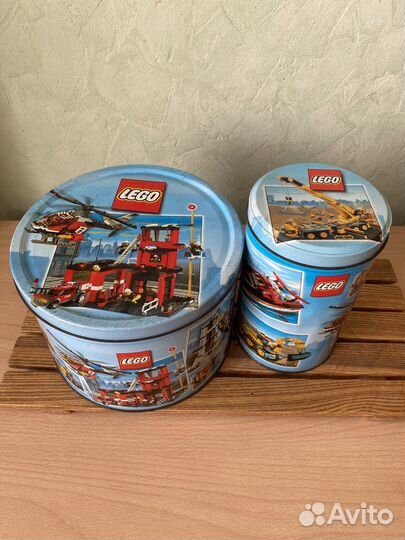 Жестяная коробка lego