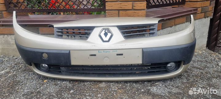 Передний бампер на renault megane 2 бу. рестайлинг