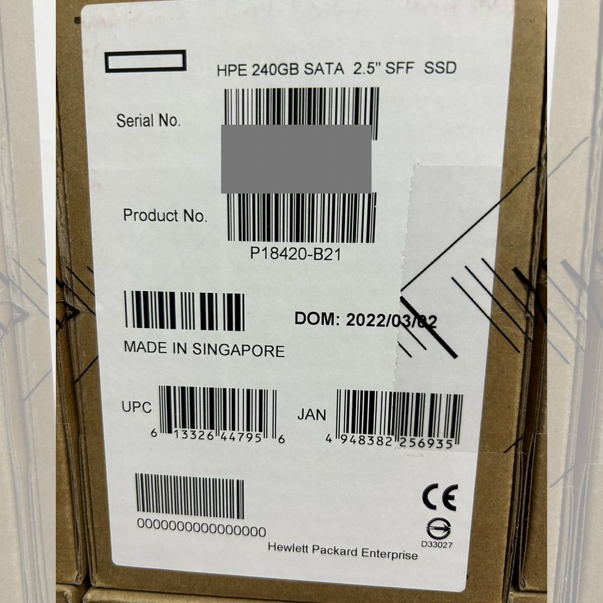 [P18420-B21] Жесткий Диск Hp 240gb Ssdp18481-001