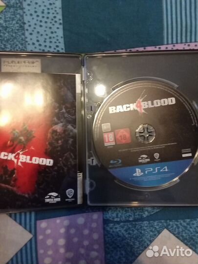 PS4. PS5. Back 4 Blood. Steelbook Edition