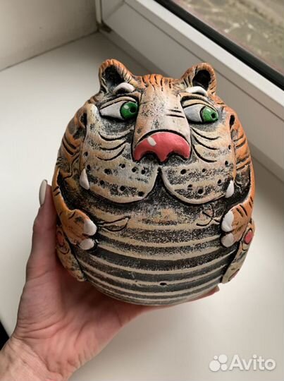 Копилка Жирный рыжий кот