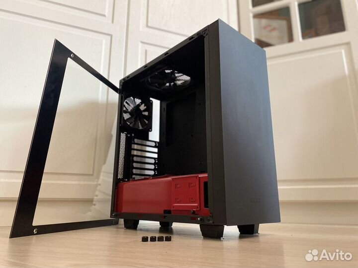 Nzxt S340 Elite Black/Red + 4 Fan