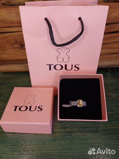 Кольцо tous мишка