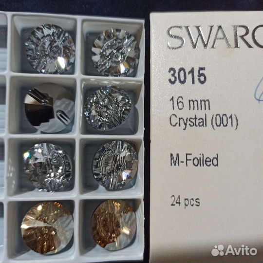 Пуговицы Сваровски, остатки. Оригинал Австрия