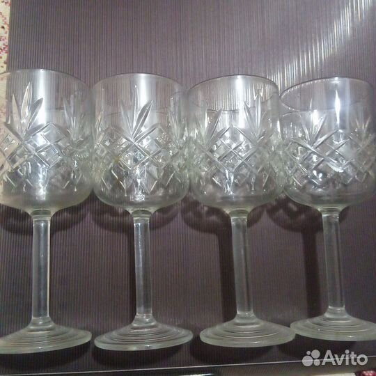 Рюмки хрусталь 4шт СССР