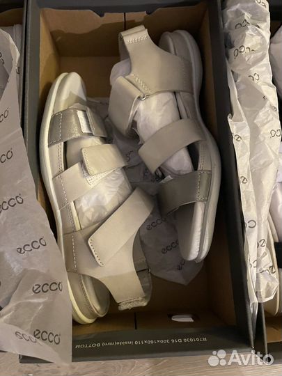 Ecco босоножки кожаные новые 36,37 размер