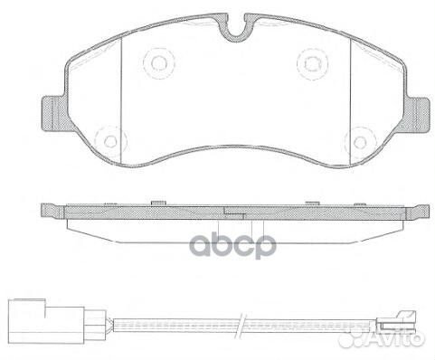 1520.02 колодки дисковые передние Ford Transit