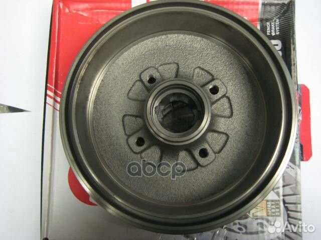 Барабан тормозной daewoo lanos 05- со ступицей