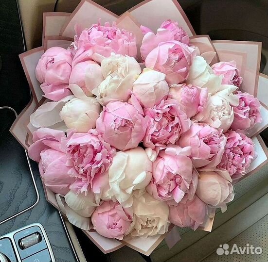 Пионы Букет пионов Доставка цветов