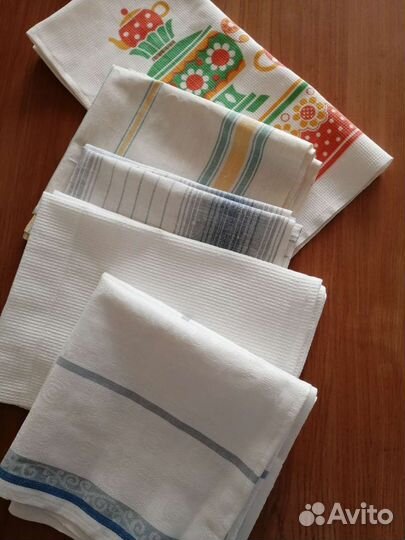 Кухонные полотенца лен, х/б
