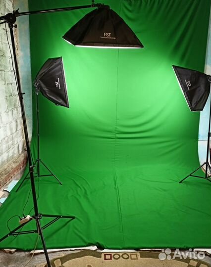 Фотобоксы, хромакей фон 3х5метров