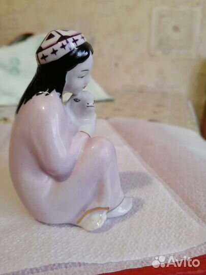 Фарфоровые статуэтки, Гжель старая, лфз