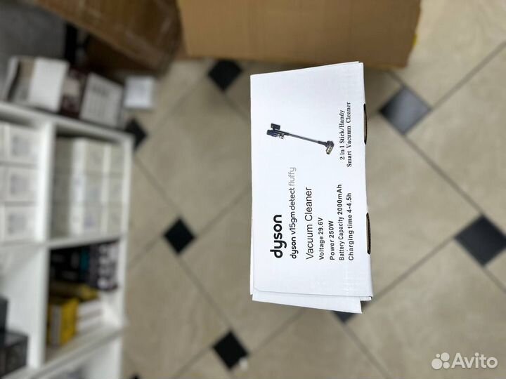 Пылесос dyson v15gm detect fluffy