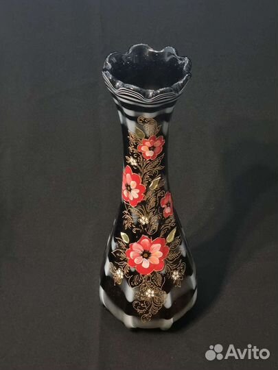 Ваза цветное стекло СССР