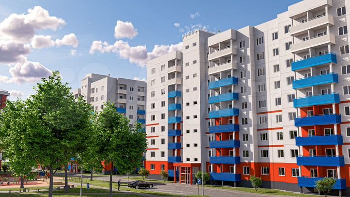 1-к. квартира, 39 м², 9/9 эт.