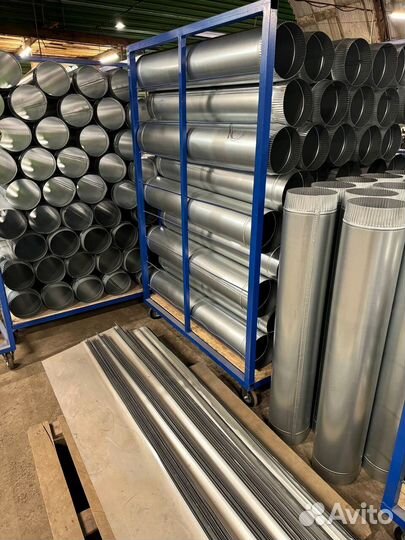 Труба круглая оцинкованная d 100