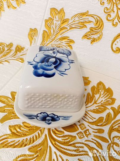 Масленка СССР Гжель