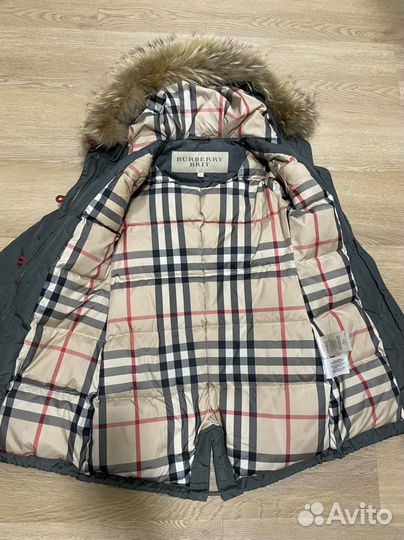 Парка пуховик burberry brit