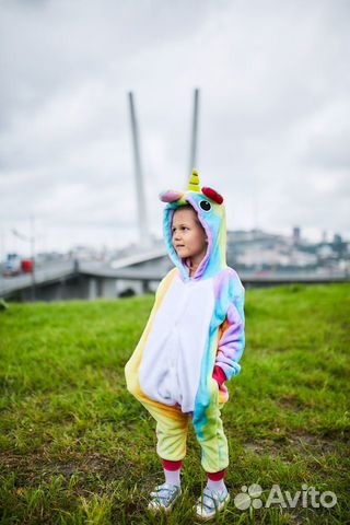 Пижама Кигуруми Единорог Радужный объявление продам