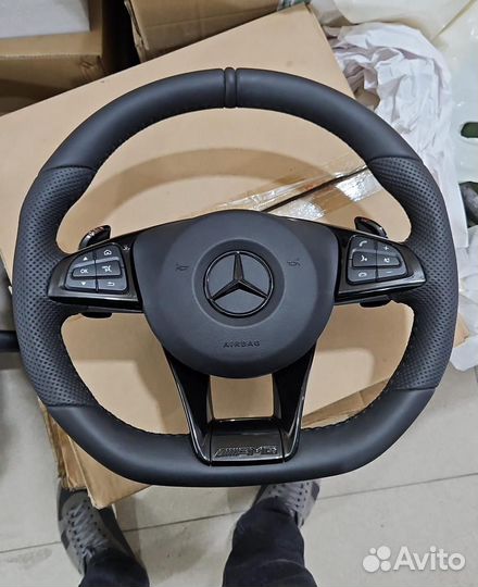 Руль Мерседес гелендваген мл GL s222 w463 разбор