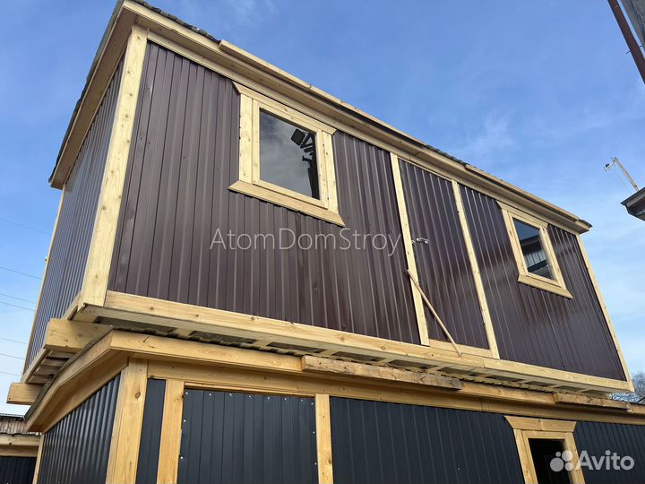 Новые деревянные бытовки