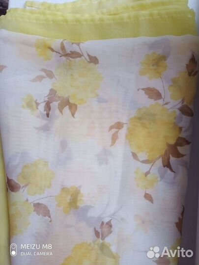 Шторы. Тюль новый Золото 140*160