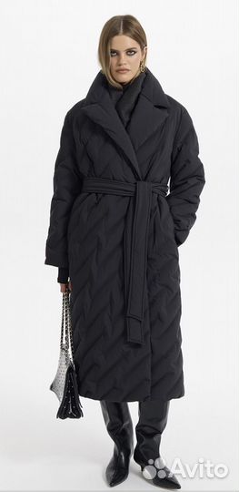 Пальто из натурального пуха и пера