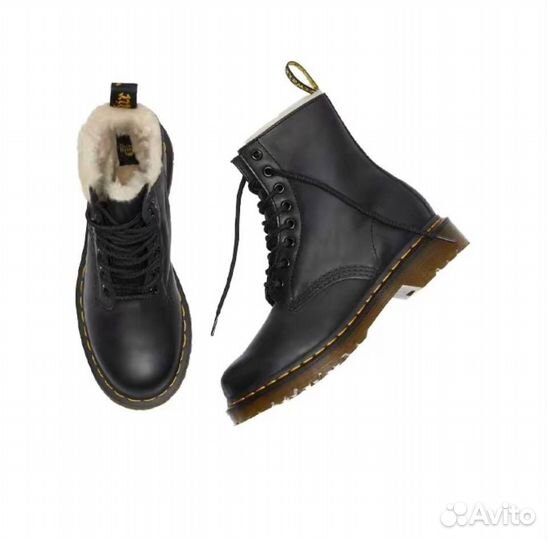 Ботинки Dr. Martens 1460 с мехом