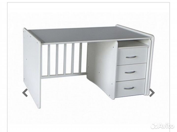 Детская кроватка трансформер с маятником