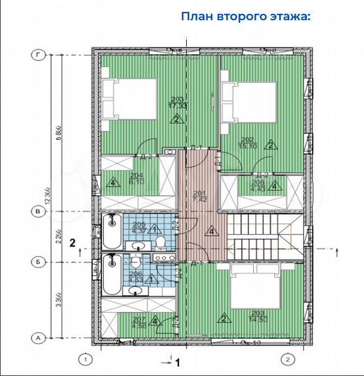 Дом 162 м² на участке 8 сот.