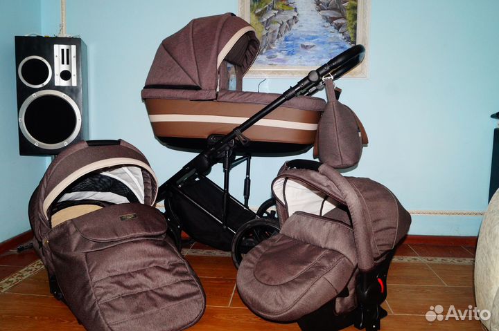 Коляска 3 в 1 Adamex Rimini