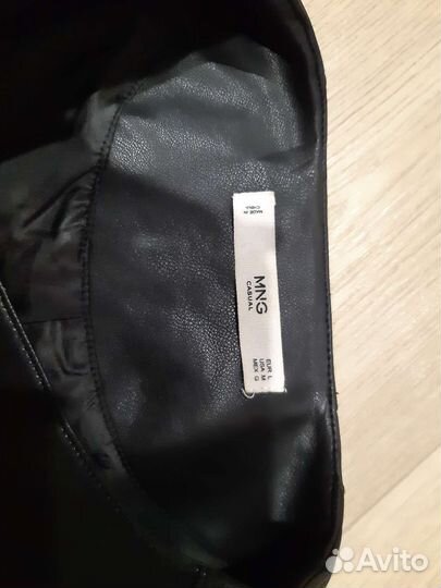 Куртка кожаная mango l