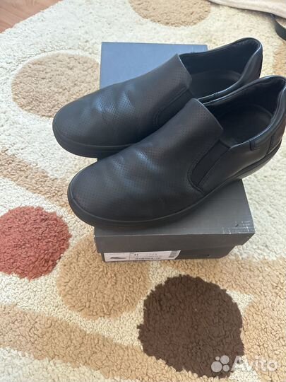 Туфли слипоны Ecco кожаные 41 размер