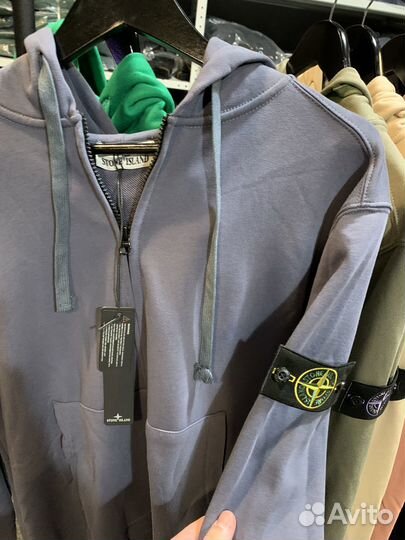 Zip зип худи stone island все цвета M L XL XXL